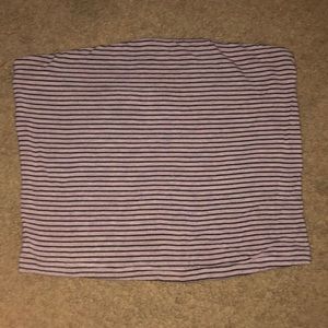 Striped soft & sexy American eagle tube top